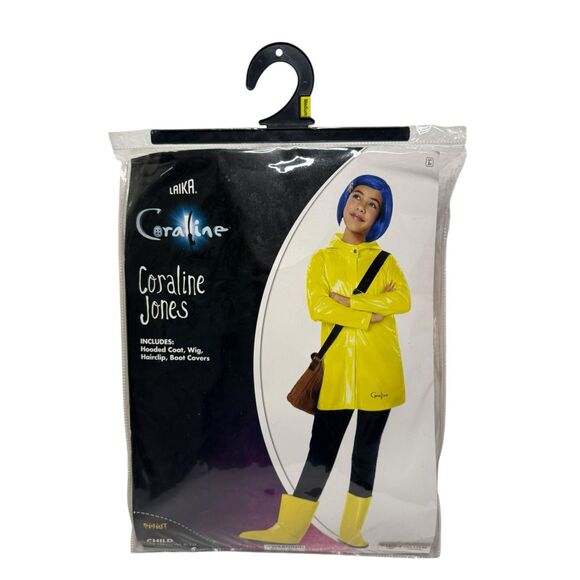 Spirit Halloween Coraline Jones Costume Childs Medium 8-10 NEW - Picture 4 of 7